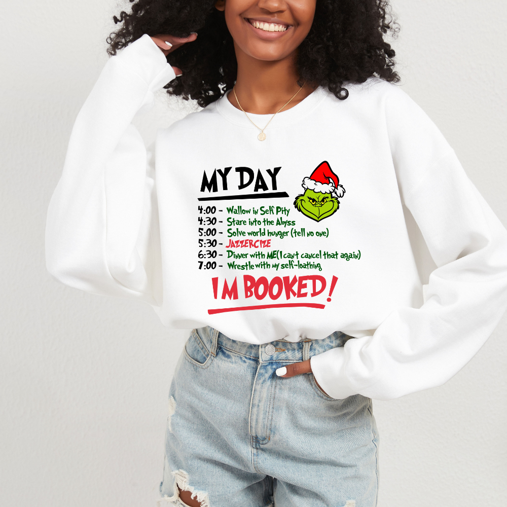 My Day, I'm Booked Crewneck