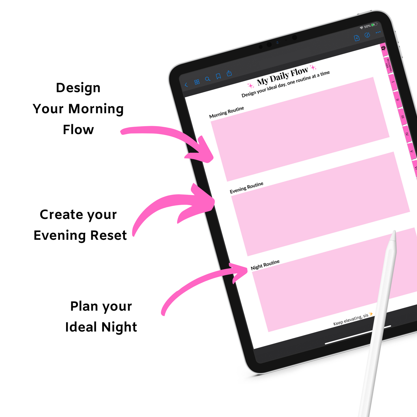 Becoming Her Lifestyle Planner (Digital Download, Instant Access)