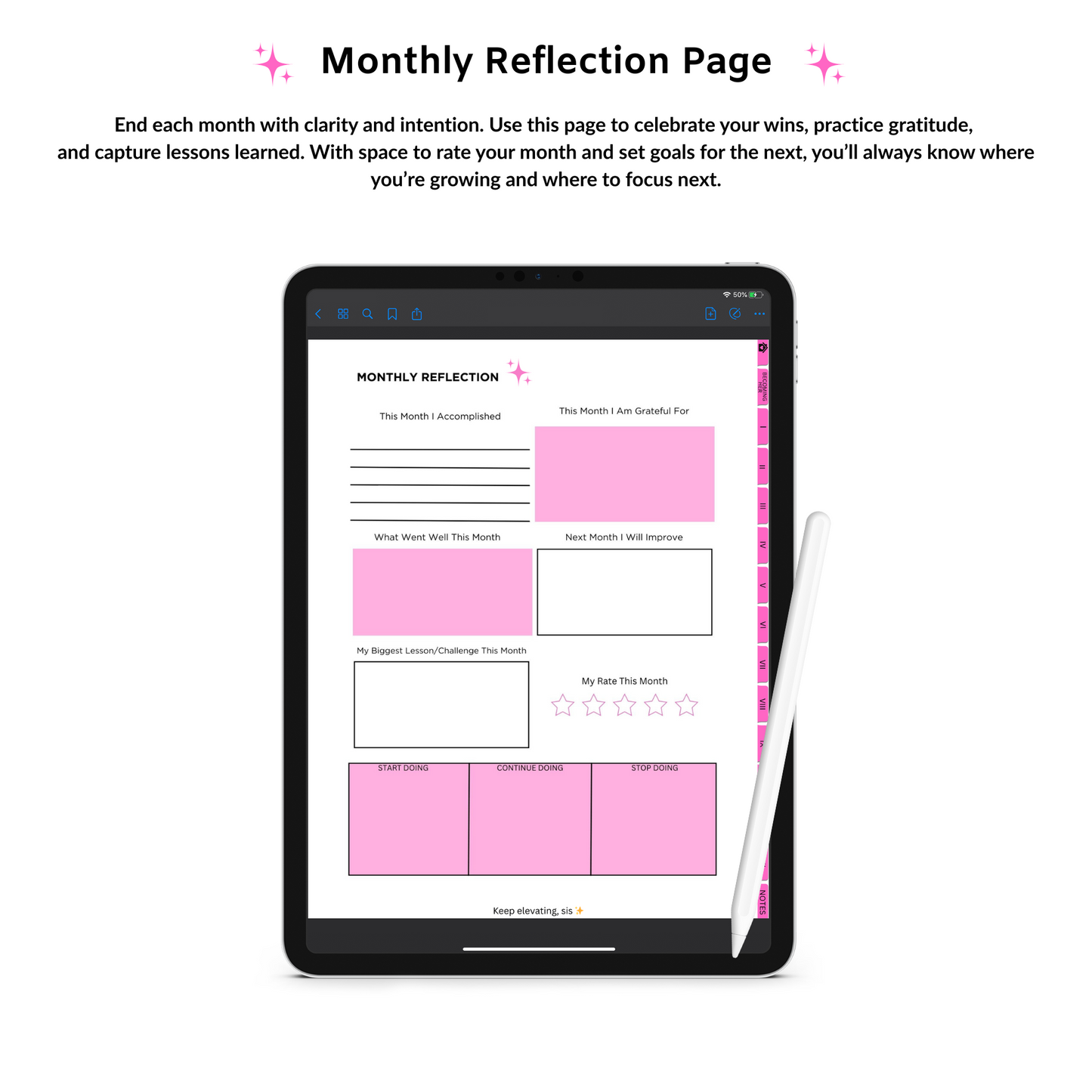 Becoming Her Lifestyle Planner (Digital Download, Instant Access)