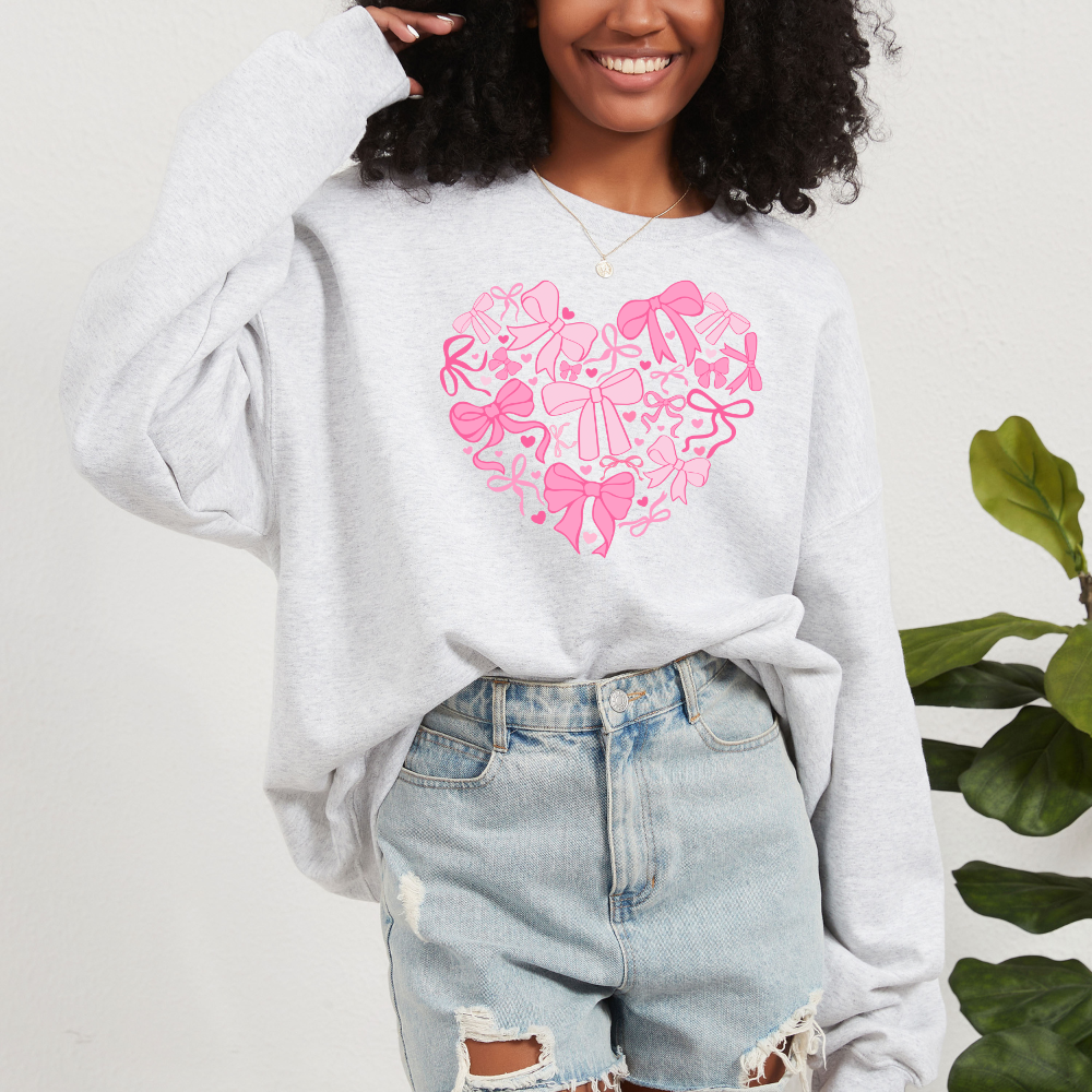 Coquette Hearts Crewneck