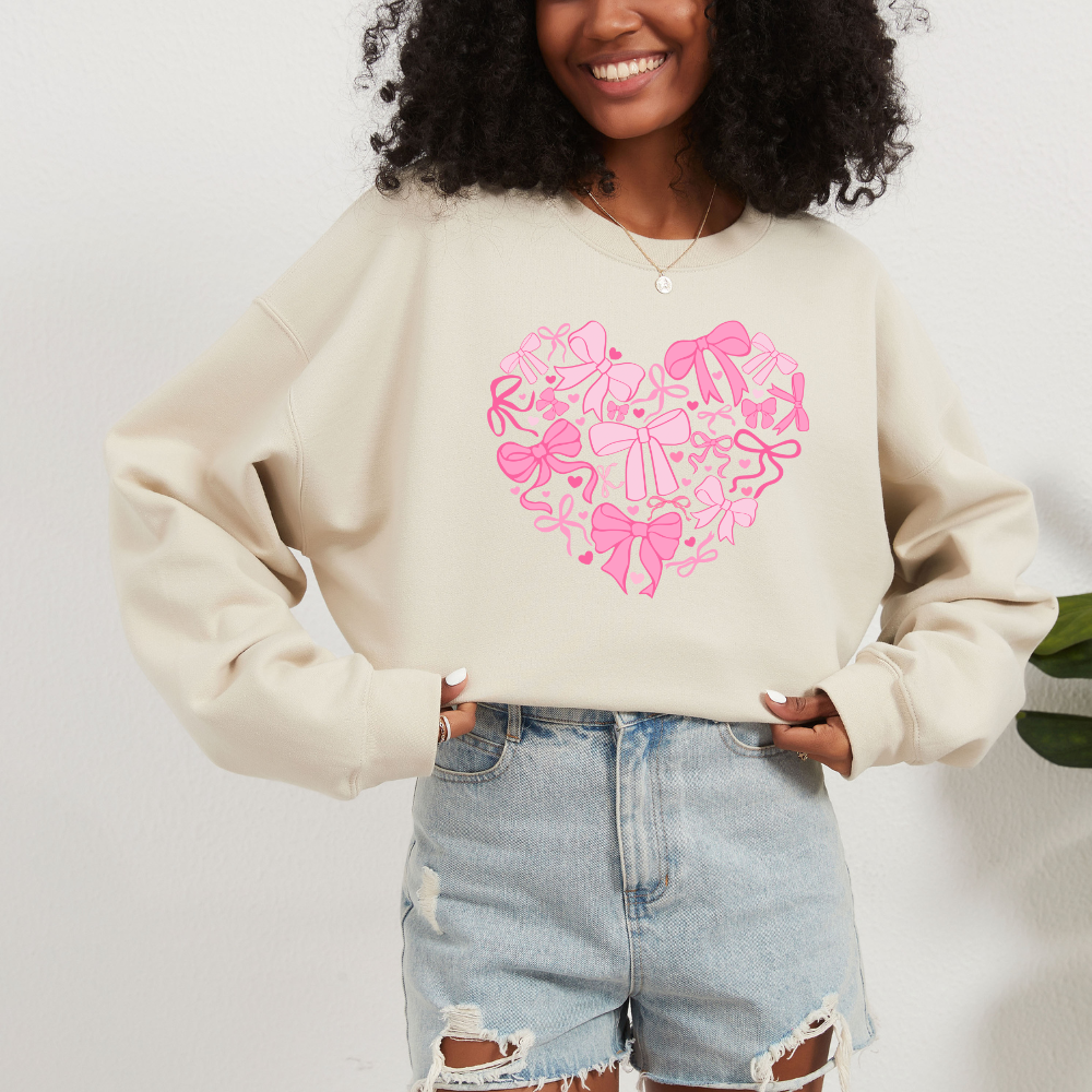 Coquette Hearts Crewneck