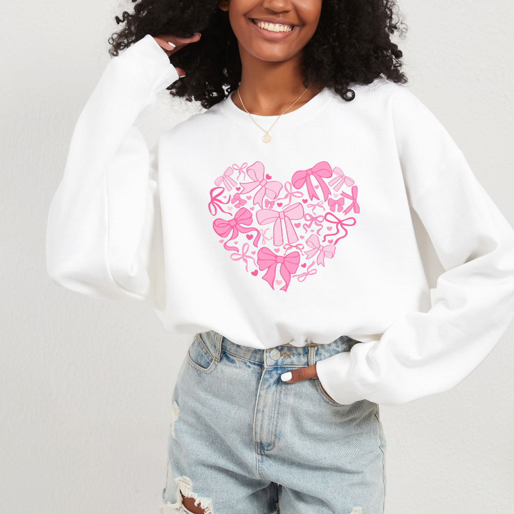 Coquette Hearts Crewneck