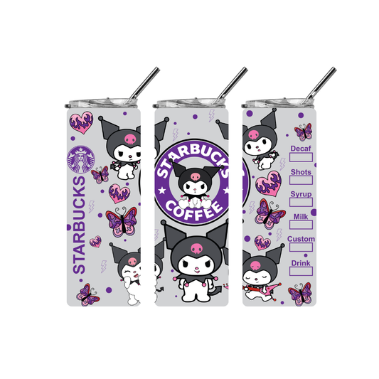 Kuromi Butterfly 20 oz Tumbler