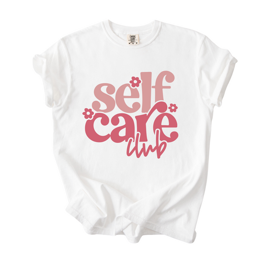 Self Care Club Floral T-Shirt